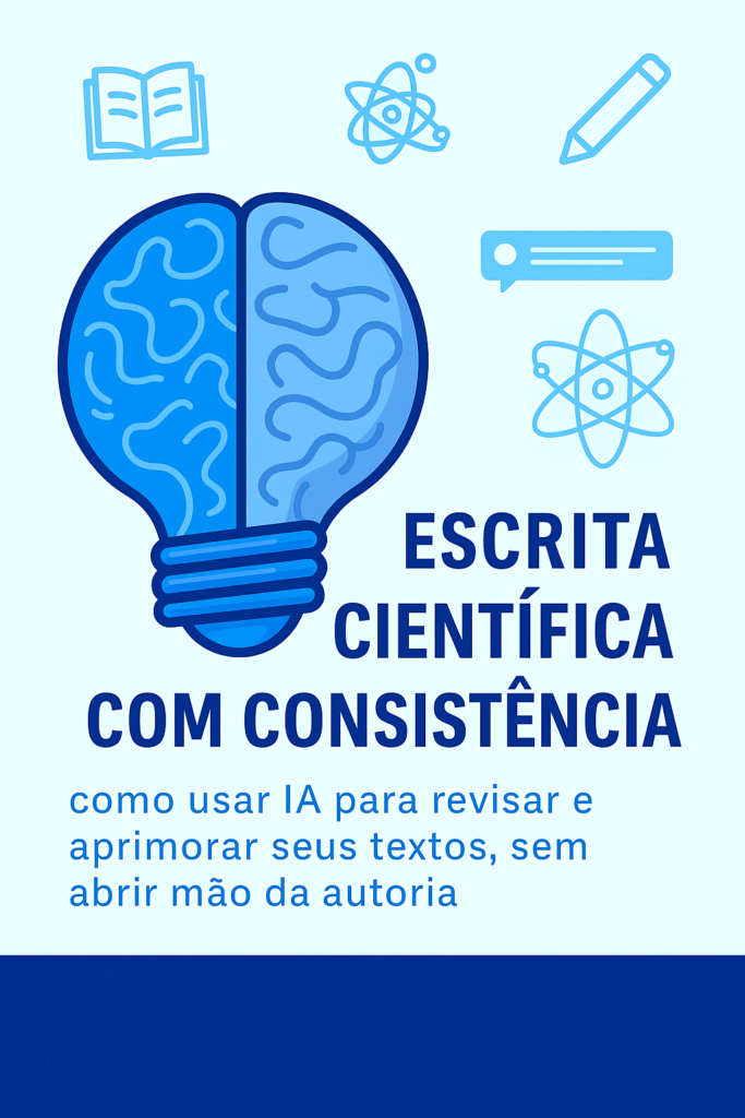 Capa Ebook Escrita Cientifica com Consitencia